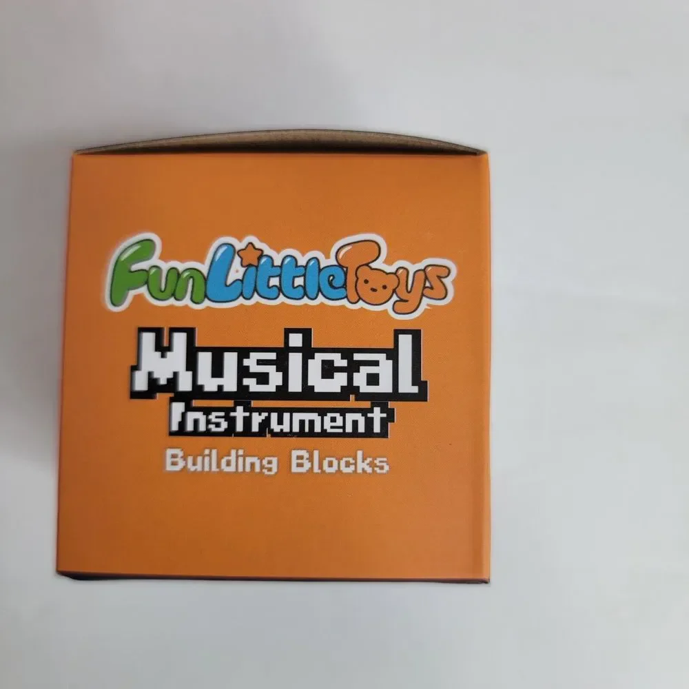 Fun Little‎ Toys Musical Instruments Building Blocks Lot Of 6 Micro Blocks New